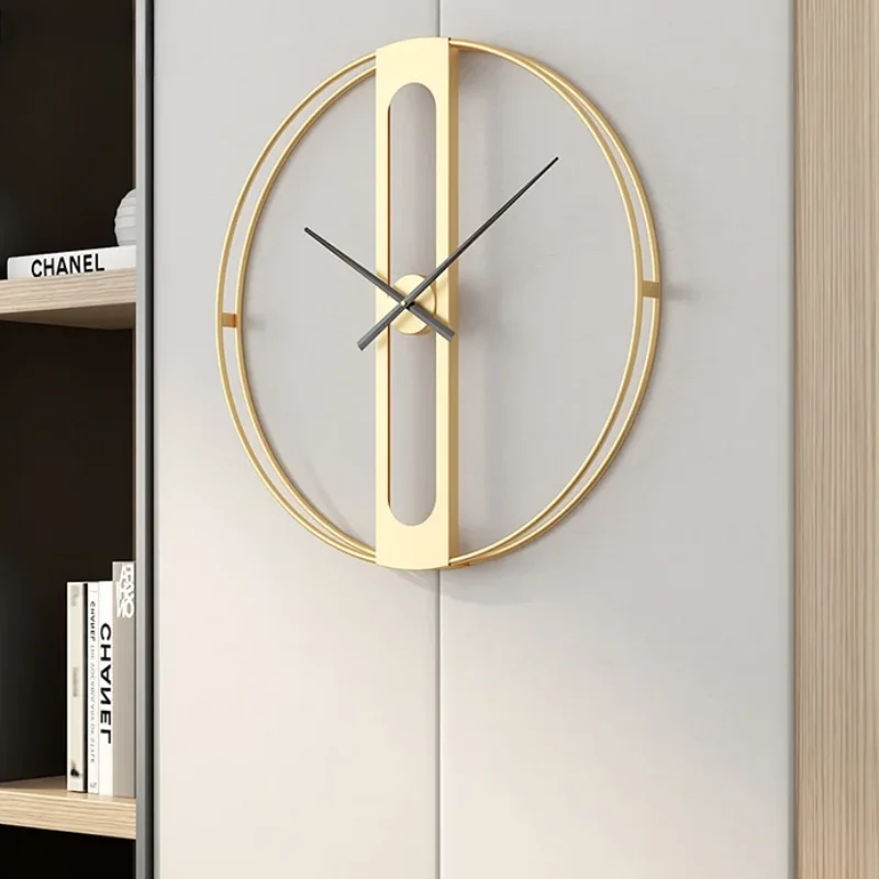 Luxury Lifestyle Living - Minimalistyczne złote zegary ścienne Luksusowe metalowe
